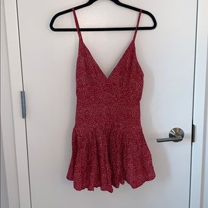 Princess Polly Red Paddington Mini Dress